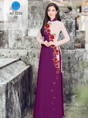 Vải áo dài Hoa in 3D kiểu mới AD 6259 33 1573898006 12 Vai ao dai Hoa in 3D kieu moi AD 6259