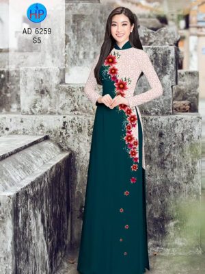 Vải áo dài Hoa in 3D kiểu mới AD 6259 35 1573898006 347 Vai ao dai Hoa in 3D kieu moi AD 6259