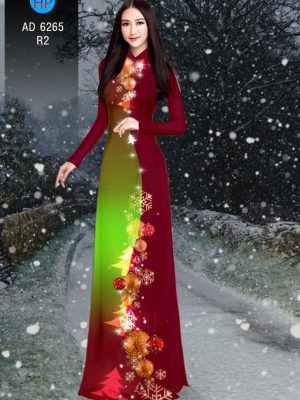 Vải áo dài Noel thiết kế 2019 AD 6265 30 1573898220 459 Vai ao dai Noel thiet ke 2019 AD 6265