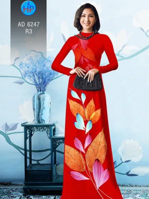 Vải áo dài Lá kiểu mới AD 6247 21 1574074793 893 Vai ao dai La kieu moi AD 6247