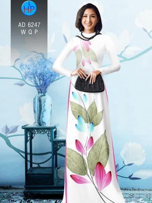 Vải áo dài Lá kiểu mới AD 6247 26 1574074794 263 Vai ao dai La kieu moi AD 6247