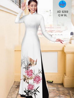 Vải áo dài hoa và chim mới ra AD 6269 26 1574075047 318 Vai ao dai hoa va chim moi ra AD 6269