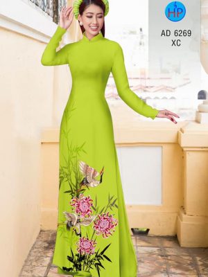 Vải áo dài hoa và chim mới ra AD 6269 27 1574075047 68 Vai ao dai hoa va chim moi ra AD 6269