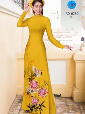 Vải áo dài hoa và chim mới ra AD 6269 29 1574075047 978 Vai ao dai hoa va chim moi ra AD 6269