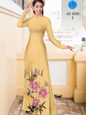 Vải áo dài hoa và chim mới ra AD 6269 34 1574075048 500 Vai ao dai hoa va chim moi ra AD 6269