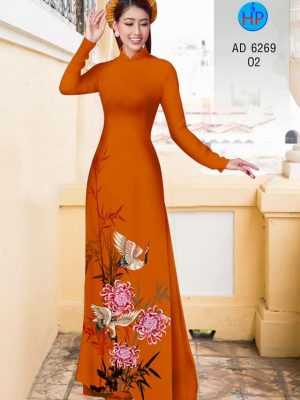 Vải áo dài hoa và chim mới ra AD 6269 30 1574075048 99 Vai ao dai hoa va chim moi ra AD 6269