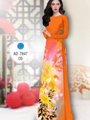 Vải áo dài Cúc đại đoá mới ra AD 7947 26 1574075146 192 Vai ao dai Cuc dai doa moi ra AD 7947