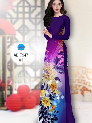 Vải áo dài Cúc đại đoá mới ra AD 7947 33 1574075146 488 Vai ao dai Cuc dai doa moi ra AD 7947