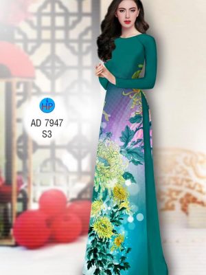 Vải áo dài Cúc đại đoá mới ra AD 7947 35 1574075147 434 Vai ao dai Cuc dai doa moi ra AD 7947