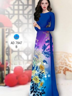 Vải áo dài Cúc đại đoá mới ra AD 7947 37 1574075147 801 Vai ao dai Cuc dai doa moi ra AD 7947