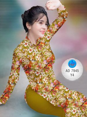 Vải áo dài Hoa đào mới ra AD 7945 23 1574075494 793 Vai ao dai Hoa dao moi ra AD 7945