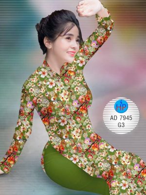 Vải áo dài Hoa đào mới ra AD 7945 26 1574075494 835 Vai ao dai Hoa dao moi ra AD 7945
