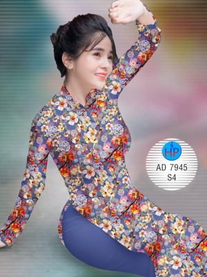 Vải áo dài Hoa đào mới ra AD 7945 30 1574075495 637 Vai ao dai Hoa dao moi ra AD 7945