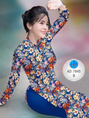 Vải áo dài Hoa đào mới ra AD 7945 35 1574075495 82 Vai ao dai Hoa dao moi ra AD 7945