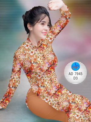 Vải áo dài Hoa đào mới ra AD 7945 29 1574075495 871 Vai ao dai Hoa dao moi ra AD 7945