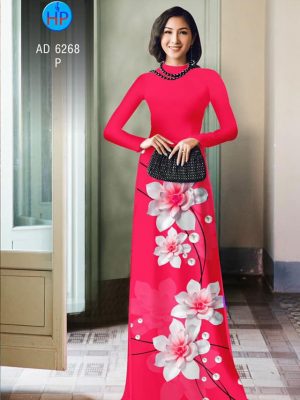 Vải áo dài Hoa in 3D kiểu mới AD 6268 25 1574075624 139 Vai ao dai Hoa in 3D kieu moi AD 6268