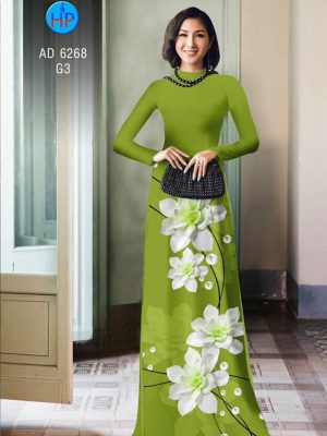 Vải áo dài Hoa in 3D kiểu mới AD 6268 30 1574075624 453 Vai ao dai Hoa in 3D kieu moi AD 6268