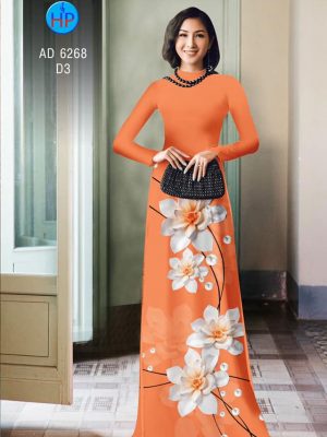 Vải áo dài Hoa in 3D kiểu mới AD 6268 32 1574075624 53 Vai ao dai Hoa in 3D kieu moi AD 6268