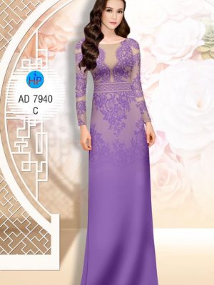 Vải áo dài Hoa văn giả ren thiết kế 2019 AD 7940 34 1574075818 9 Vai ao dai Hoa van gia ren thiet ke 2019