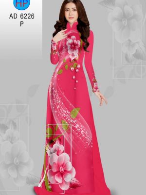 Vải áo dài Hoa in 3D kiểu mới AD 6226 21 1574076089 228 Vai ao dai Hoa in 3D kieu moi AD 6226