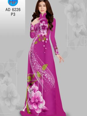 Vải áo dài Hoa in 3D kiểu mới AD 6226 25 1574076090 611 Vai ao dai Hoa in 3D kieu moi AD 6226