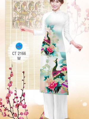 Vải áo dài chim công thiết kế 2019 AD CT2166 30 1574077674 503 Vai ao dai chim cong thiet ke 2019 AD CT2166