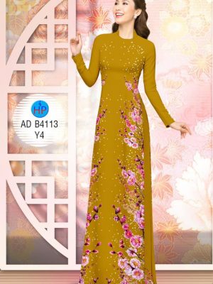 Vải áo dài Hoa Đào thiết kế 2019 AD B4113 28 1574077917 52 Vai ao dai Hoa Dao thiet ke 2019 AD B4113