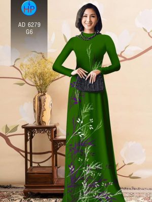 Vải áo dài Cỏ đuôi gà mới ra AD 6279 21 1574314550 720 Vai ao dai Co duoi ga mong manh nhe nhang
