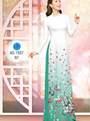 Vải áo dài Hoa Đào rơi mới ra AD 7937 29 1574325141 28 Vai ao dai Hoa Dao roi moi ra AD 7937