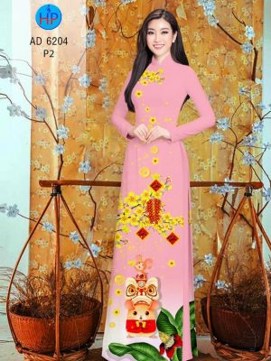 Vải áo dài Xuân Canh Tý kiểu mới AD 6204 28 1574410257 102 Vai ao dai Xuan Canh Ty kieu moi AD 6204