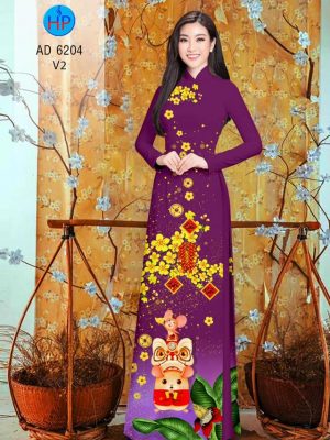 Vải áo dài Xuân Canh Tý kiểu mới AD 6204 27 1574410257 12 Vai ao dai Xuan Canh Ty kieu moi AD 6204