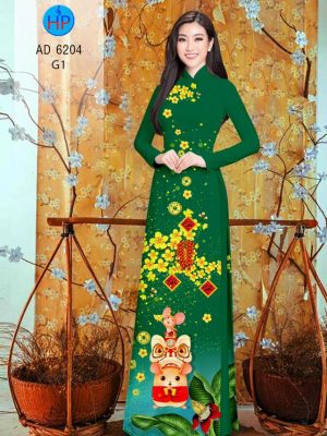 Vải áo dài Xuân Canh Tý kiểu mới AD 6204 23 1574410257 350 Vai ao dai Xuan Canh Ty kieu moi AD 6204
