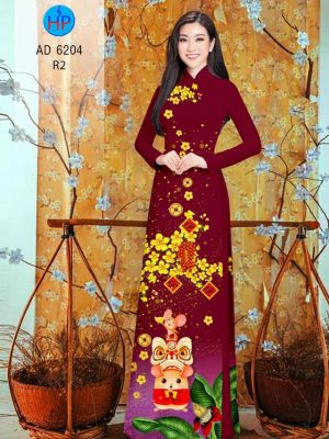 Vải áo dài Xuân Canh Tý kiểu mới AD 6204 30 1574410258 258 Vai ao dai Xuan Canh Ty kieu moi AD 6204