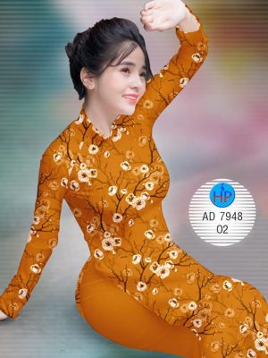 Vải áo dài hoa đều kiểu mới AD 7948 26 1574473433 201 Vai ao dai hoa deu kieu moi AD 7948