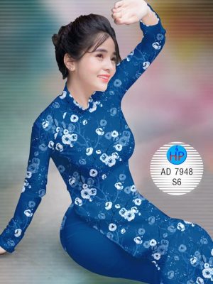 Vải áo dài hoa đều kiểu mới AD 7948 22 1574473433 459 Vai ao dai hoa deu kieu moi AD 7948