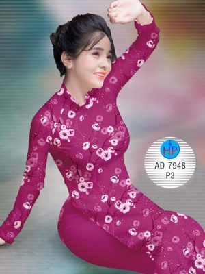 Vải áo dài hoa đều kiểu mới AD 7948 34 1574473434 559 Vai ao dai hoa deu kieu moi AD 7948