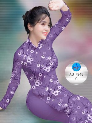 Vải áo dài hoa đều kiểu mới AD 7948 30 1574473434 688 Vai ao dai hoa deu kieu moi AD 7948