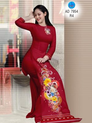 Vải áo dài Thổ cẩm và hoa Xuân mới ra AD 7954 23 1574473977 231 Vai ao dai Tho cam va hoa Xuan moi ra