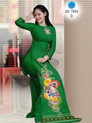 Vải áo dài Thổ cẩm và hoa Xuân mới ra AD 7954 33 1574473977 312 Vai ao dai Tho cam va hoa Xuan moi ra