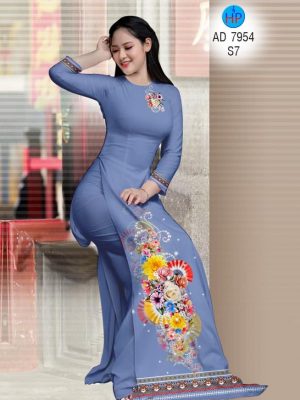 Vải áo dài Thổ cẩm và hoa Xuân mới ra AD 7954 24 1574473977 496 Vai ao dai Tho cam va hoa Xuan moi ra