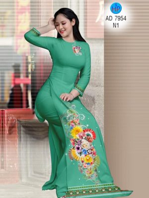 Vải áo dài Thổ cẩm và hoa Xuân mới ra AD 7954 22 1574473977 670 Vai ao dai Tho cam va hoa Xuan moi ra