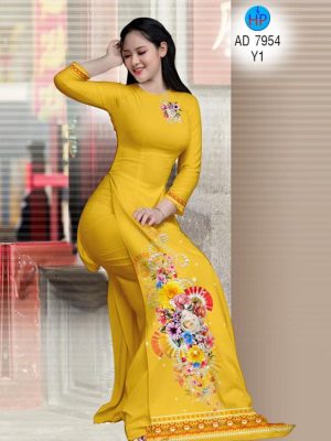 Vải áo dài Thổ cẩm và hoa Xuân mới ra AD 7954 26 1574473977 781 Vai ao dai Tho cam va hoa Xuan moi ra