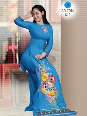 Vải áo dài Thổ cẩm và hoa Xuân mới ra AD 7954 36 1574473978 438 Vai ao dai Tho cam va hoa Xuan moi ra