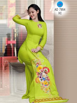 Vải áo dài Thổ cẩm và hoa Xuân mới ra AD 7954 37 1574473978 692 Vai ao dai Tho cam va hoa Xuan moi ra
