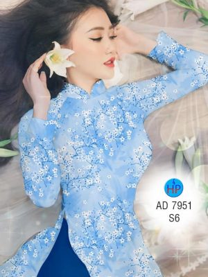 Vải áo dài hoa đều thiết kế 2019 AD 7951 21 1574475537 30 Vai ao dai hoa deu thiet ke 2019 AD 7951