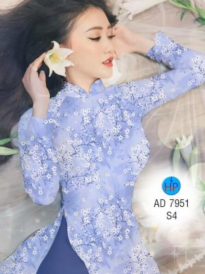 Vải áo dài hoa đều thiết kế 2019 AD 7951 22 1574475537 55 Vai ao dai hoa deu thiet ke 2019 AD 7951