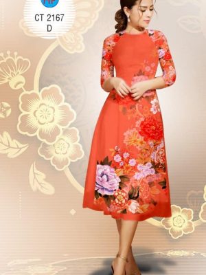 Vải áo dài Cách tân hoa Xuân rực rỡ kiểu mới AD 2167 25 1574475652 236 Vai ao dai Cach tan hoa Xuan ruc ro kieu