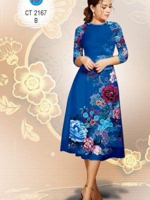 Vải áo dài Cách tân hoa Xuân rực rỡ kiểu mới AD 2167 29 1574475652 766 Vai ao dai Cach tan hoa Xuan ruc ro kieu