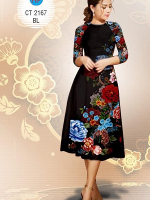 Vải áo dài Cách tân hoa Xuân rực rỡ kiểu mới AD 2167 27 1574475652 940 Vai ao dai Cach tan hoa Xuan ruc ro kieu