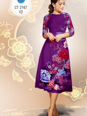 Vải áo dài Cách tân hoa Xuân rực rỡ kiểu mới AD 2167 34 1574475652 970 Vai ao dai Cach tan hoa Xuan ruc ro kieu